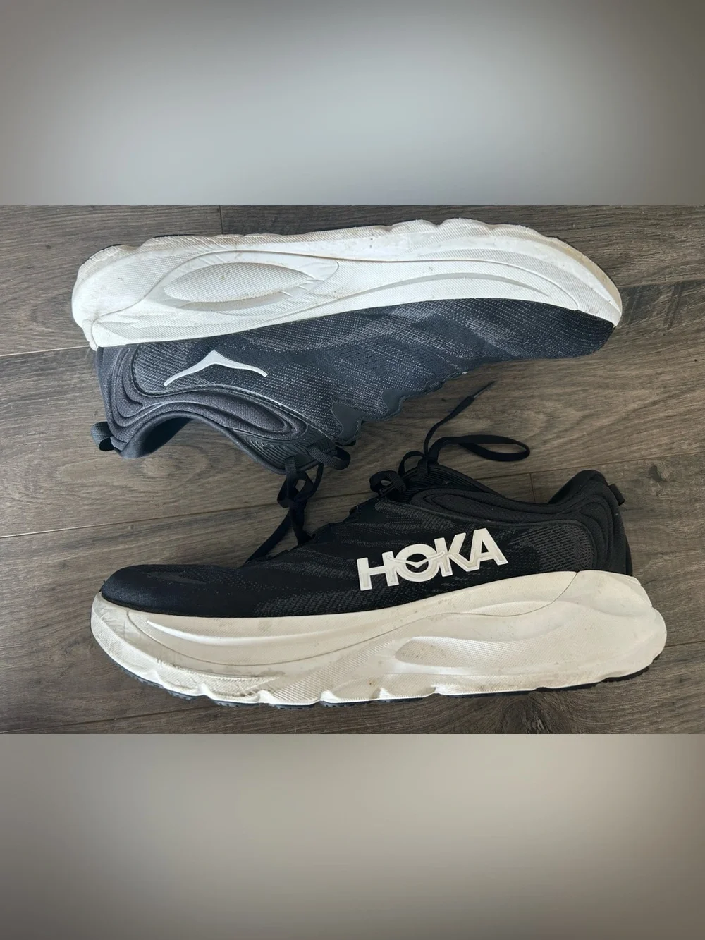 Hoka Men’s Running Shoes Gaviota 6 Size 13(4E) Black/White